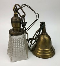 Antique Ceiling Pendant Light Glass Shade