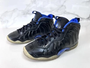Nike Little Foamposite SPACE JAM Black Royal Blue 644791-006 Size 5.5 Y - Picture 1 of 6