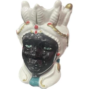 Statua Moro ARTEVIT 1524 in Ceramica Smaltata a mano - Imagen 1 de 2