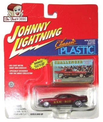 Johnny Lightning Classic Ram Rod '70 Dodge Challenger Funny Car 37301 Hot Wheels - Image 1 of 3
