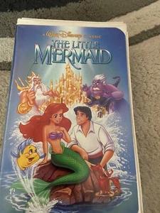 Disney “The Little Mermaid” VHS Black Diamond Banned Cover A Walt Disney Classic - Picture 1 of 8