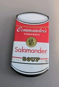 Commander Salamander Campbell's Soup Can Button - Picture 1 of 2