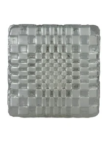 60er 70er Jahre Lampe Leuchte Plafoniere Flush Mount Glas German Design - Bild 1 von 15