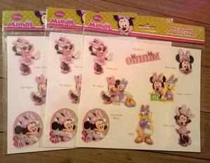 Minnie Mouse Temporary Tattoos 3 Packs of 8 Assorted - Picture 1 of 3