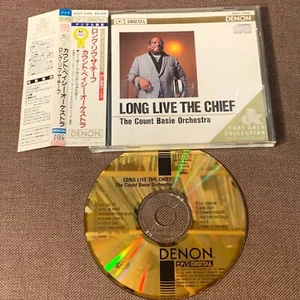 COUNT BASIE ORCHESTRA Long Live The Chief JAPAN 24k GOLD CD 43CY-2129 w/ OBI - Picture 1 of 8