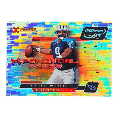 2001 Quantum Leaf Xponential Power Xfactor Refractor Steve McNair #'d 1/35 - Image 1 of 2
