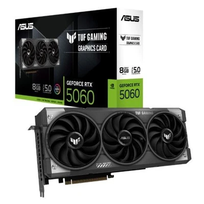 Asus TUF GAMING RTX5060, PCIe5, 8GB DDR7, HDMI, 3 DP, 2527MHz Clock, RGB - Image 1 of 4