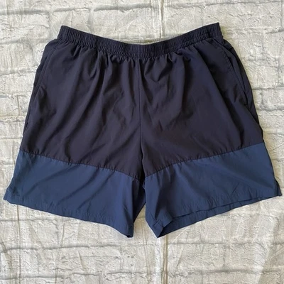 Champion Hombre XL Pull On Bañador Shorts con Cintura Elástica y Cordón Azul Marino Foto 1 de 4