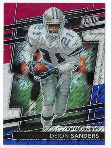 DEION SANDERS 2024 PANINI NATIONAL VIP PRIZM RED, WHITE & BLUE CARD #12/25! - Picture 1 of 1