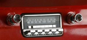 1964-66 Ford Mustang Falcon Ranchero RetroSound Detroit Radio AM FM AUX Retro - Foto 1 di 9