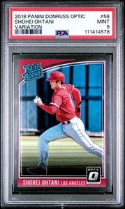 2018 Donruss Optic Variation Shohei Ohtani Rookie PSA 9 #56 - Bild 1 von 3