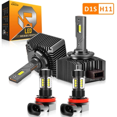 Kit de conversão de xenônio 4x farol de LED HID para Chrysler Town & Country 2008-2016 - Imagem 1 de 4