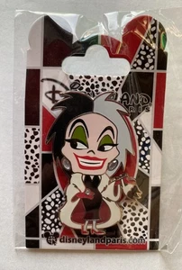 Pin Broche Villain Cute Cruella 101 Dalmatiens Disneyland Paris Disney - Picture 1 of 1