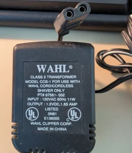Wahl Class 2 transformer Model #CCS-1 PT# 97561-002 Output 1.2 VDC..1.65 AMP - Picture 1 of 5