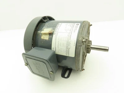 GE 5K49FN4136 AC Motor 1/3Hp 1725 RPM 208-230/460V 3PH 60Hz 5/8" Shaft - Image 1 of 4