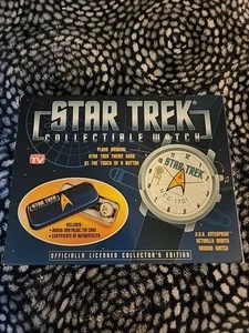Reloj Coleccionable Star Trek Reproduce Canción Temática 1998 Edición Coleccionista - Imagen 1 de 7