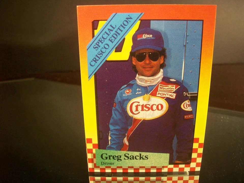 Greg Sacks #88 Crisco Maxx Race Cards Crisco Edition 1989 Card #1 - Image 1 of 1