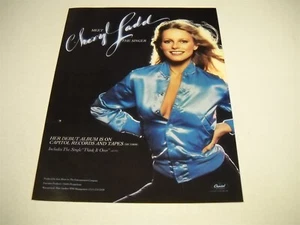 Meet CHERYL LADD - The Singer en chaqueta satinada azul 1978 RW Promo Display Ad - Imagen 1 de 1