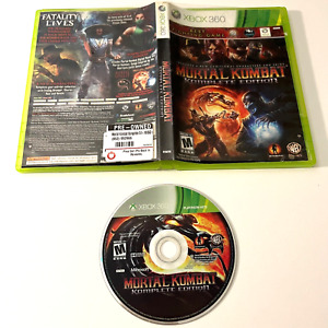 Jeu Mortal Kombat Komplete Edition (Microsoft Xbox 360, 2012) avec étui sans manuel