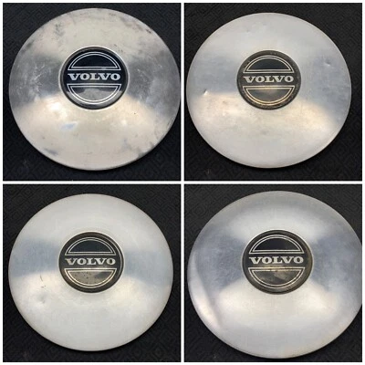 Set of 4 Volvo 740 760 OEM Center Rim Cap Hub Lug Dust Cover 14" Wheel 70156 YY Foto 1 de 4