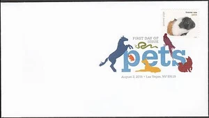 US 5114 Pets Guinea Pigs DCP FDC 2016 - Picture 1 of 1