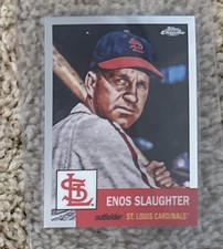 ENOS SLAUGHTER 2022 Topps Chrome Platinum Anniversary Base Card