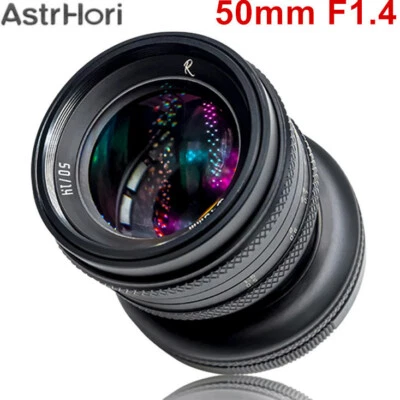 AstrHori 50mm F1.4 Large Aperture Full Frame Lens for Canon Nikon Sony Fuji L  - Image 1 of 4