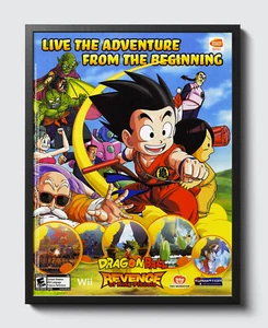 Dragon Ball Revenge Of King Piccolo Nintendo Wii Glossy Promo Poster Print G1503 - Picture 1 of 6