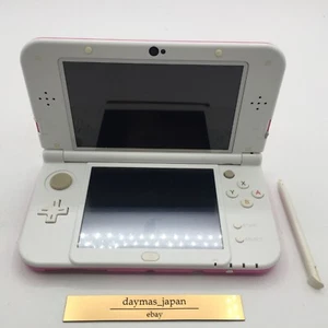 【Good】Nintendo New 3DS LL Pink x White Console ONLY Japanese Edition #Toy0427/03 - Picture 1 of 24