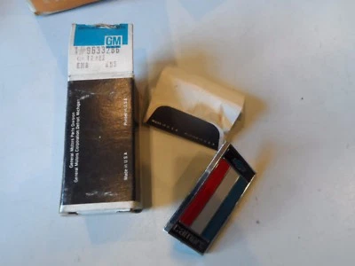 NOS 1975 75 Chevy Camaro Header Panel Emblem 9633286 Hot Rod Chevrolet GM 03AA1 - Image 1 of 3