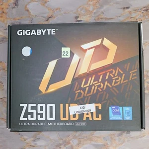 *FOR PARTS* GIGABYTE Z590 UD AC motherboard Z590 LGA1200 4*DDR4 128G DP ATX T - Picture 1 of 8