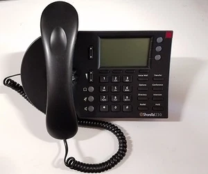 ShoreTel IP230 Display Freisprecheinrichtung in Schwarz Refurbished 1 Jahr Garantie - Bild 1 von 2