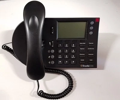 ShoreTel IP230 Display Speaker Phone in Black Ref 1Yr Warranty - Image 1 of 2