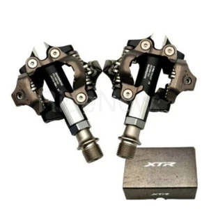 Nuevos pedales sin clip Shimano XTR PD-M9100 S1 MTB SPD eje más corto de 3 mm, XC - Imagen 1 de 9