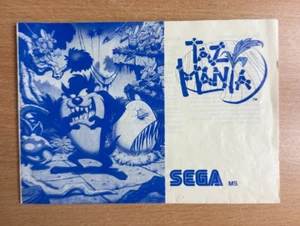 TAZ-MANIA - TAZMANIA - Sega Instruction Manual - Picture 1 of 2