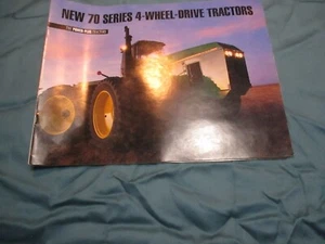 Vintage John Deere 70 Series Tractor Showroom Sales Brochure 8570 8770 8870 8970 - Picture 1 of 5