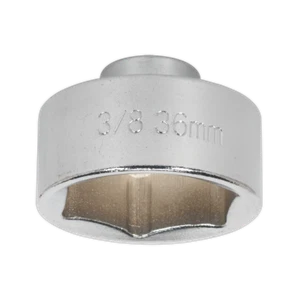 Sealey SX114 36mm Low Profile Oil Filter Socket 3/8 Drive BMW Ford Vauxhall etc - Picture 1 of 1