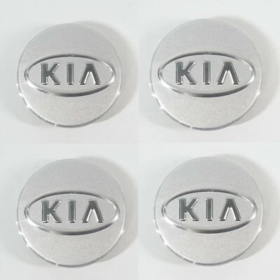 Tapacubos central de rueda original de aluminio 4ea para Kia 1,6 L 2,0 L 2,4 L 2,7 L 2005-2011 Foto 1 de 4
