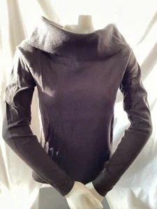 Ann Taylor weicher schokobrauner Damenpullover mit vielseitigem Ausschnitt Größe S - Bild 1 von 7