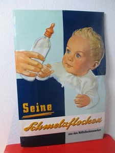 Geprägtes Reklame Blechschild Kölln Flocken Elmshorn Made in Germany - Bild 1 von 11