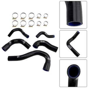 Tubo raffreddamento radiatore in silicone per Yamaha MT-09 XSR900 Black L3 - Bild 1 von 13