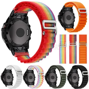 Nylon Loop Armband Für Garmin Fenix 3 HR 5S 6S 7S 5 6 7 Pro 7X 6X 5X Plus 945 - Bild 1 von 27