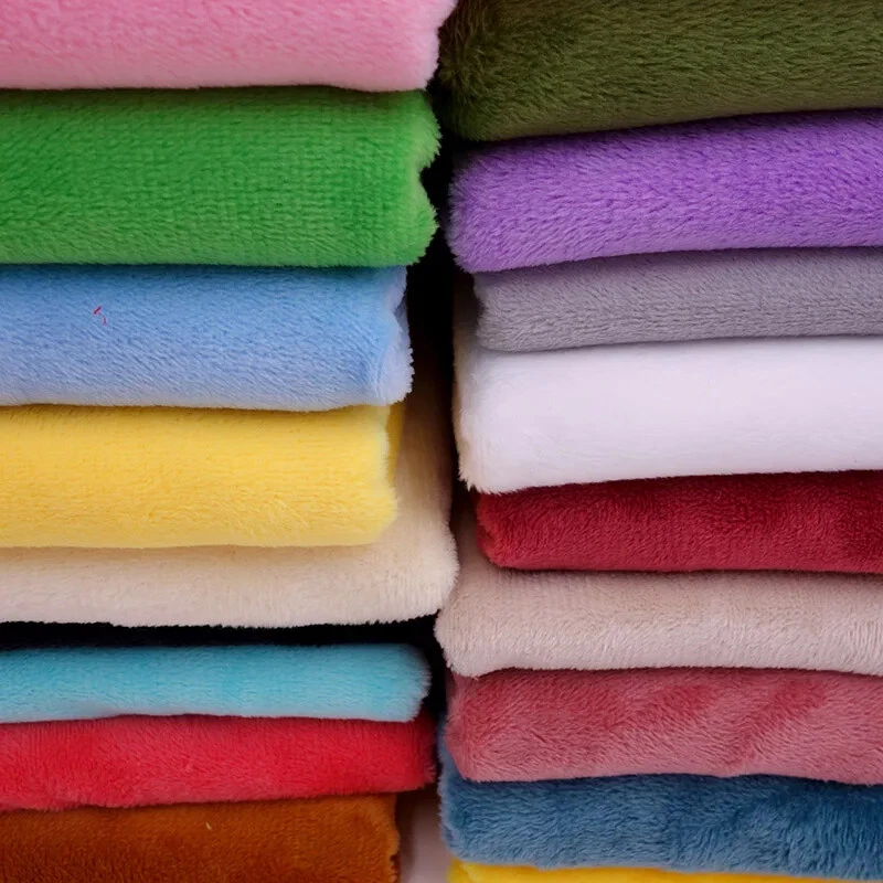 165 cm Super Soft Plush Fabric Dolls Fabric Soft Flannel Fabric For DIY Toys - Image 1 of 4