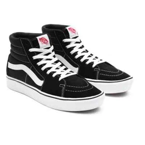 Vans Sk8 High Black  Classic Nere Alte Classic Unisex adulto in tela sneakers  - Picture 1 of 2