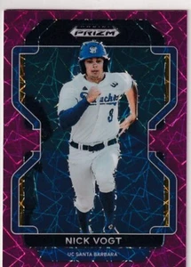 2022 PRIZMS PINK VELOCITY RC NICK VOGT SAN DIEGO PADRES PRIZM ROOKIE #-374 - Picture 1 of 2