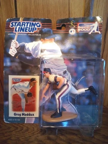 Atlanta Braves GREG MADDUX Action Figure 2000 Starting Lineup Unopened Cover