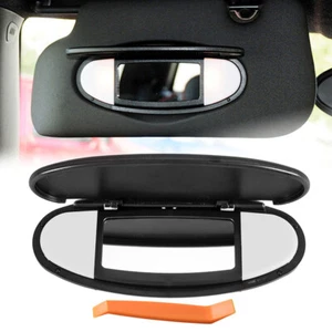 Cubierta de espejo de tocador negro para BMW MINI Cooper R55 R56 R58 R60 2007-14 - Imagen 1 de 8