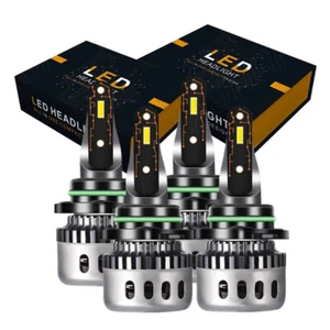9006 9005 Super Bright LED Headlight Kit Bulbs HIGH LOW Beam 6000K White 80000LM - Imagen 1 de 12