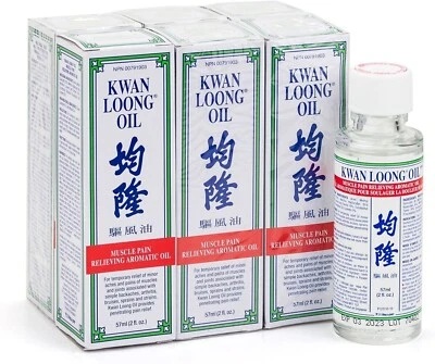 Kwan Loong Medicated Oil Fast Pain Relief Aromatic Oil 57ml * 6 pc. - Image 1 of 4