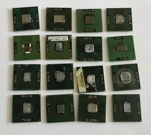 Lot of 16x Intel LF80538 410 Series CPUs – 1.46GHz / 1M / 533MHz – Used Mobile P - Picture 1 of 2